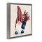 Stupell Industries Patriotic Gnome & Flowers Floater Framed Canvas Wall Art Design by Yvette St. Amant